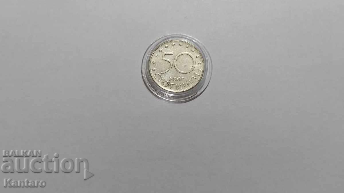 Coin - BULGARIA - 50 stotinki - 2007 - 6