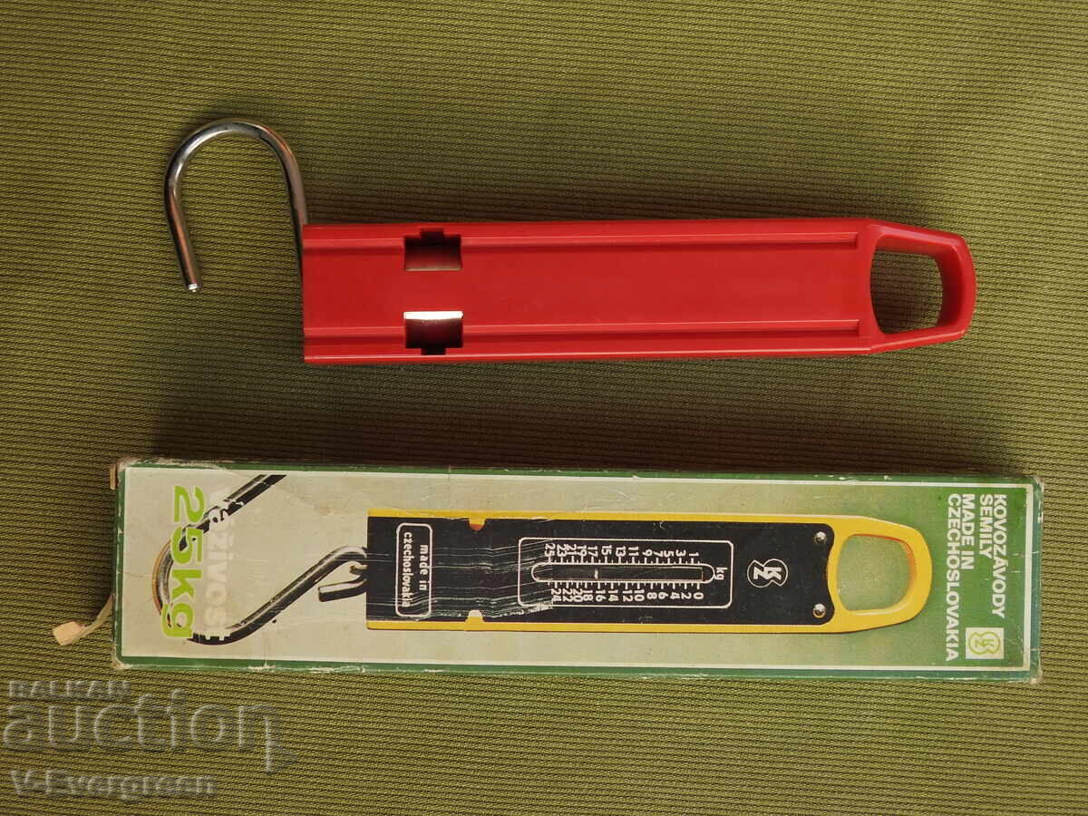 Spring scale Czechoslovakia 25 kg small scale 1986 NEW! - 5