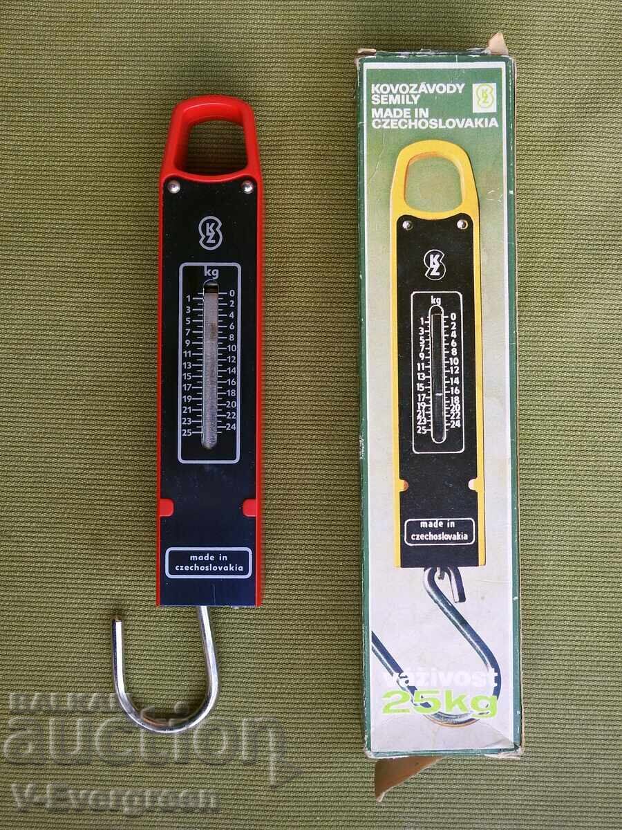 Spring scale Czechoslovakia 25 kg small scale 1986 NEW!