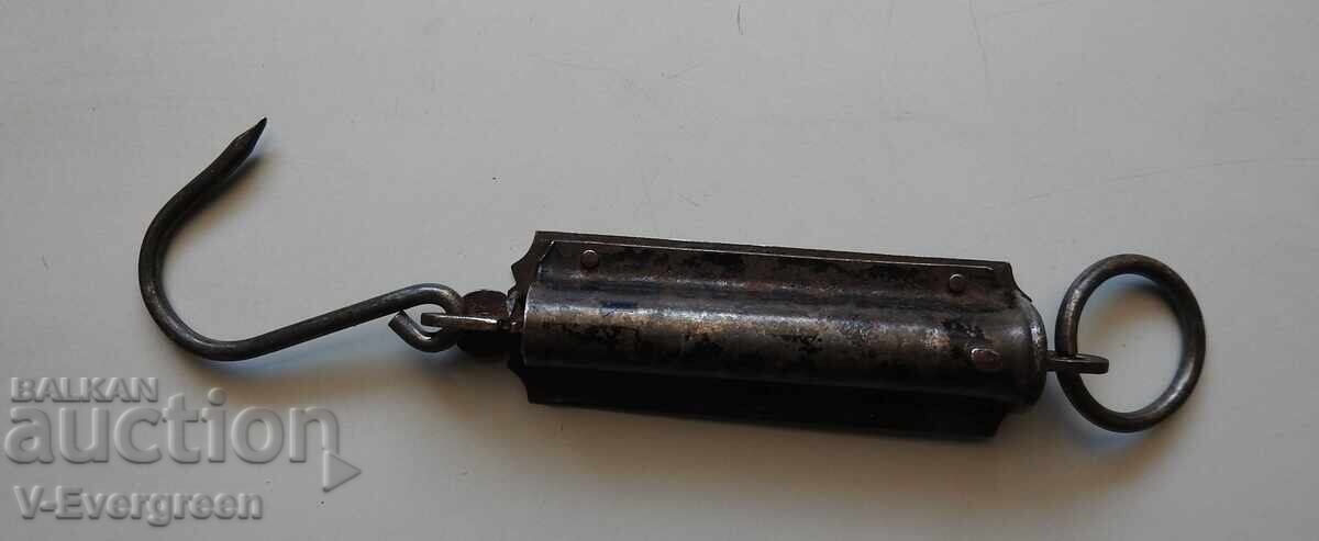 Αρχαία οθωμανική ζυγαριά με ελατήριο 10 οκάδων, 12 κιλών - 7