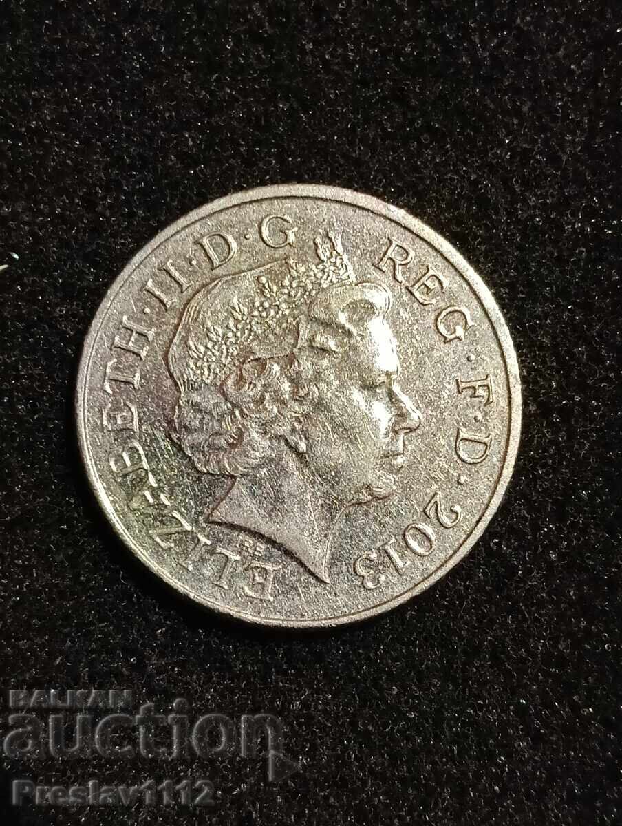10 pence Great Britain 2013 with price € 0.01 | 0.02 BGN