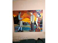 Έργο ζωγραφικής με λάδι του Ίβο Πέτροφ