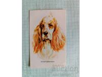 Ημερολόγιο τσέπης Κυνηγετικά σκυλιά Κόκερ Σπάνιελ 1984