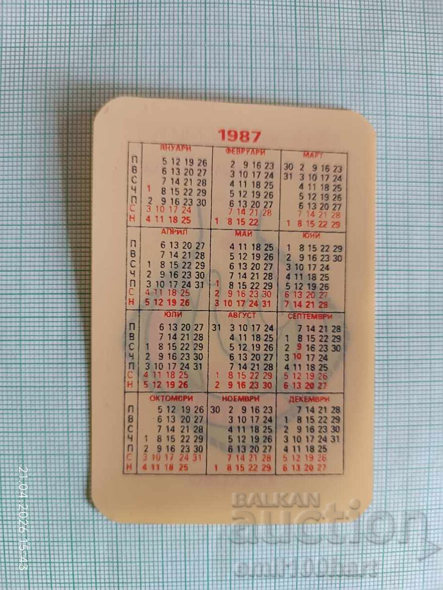 Ημερολόγιο ΕΕΣ Υπηρεσία Διάσωσης στο Νερό ΠΕ Χάσκοβο 1987 με τιμή € 1.00 | 1.96 BGN