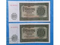 RDG Germania 1948 50 mărci UNC Nouă