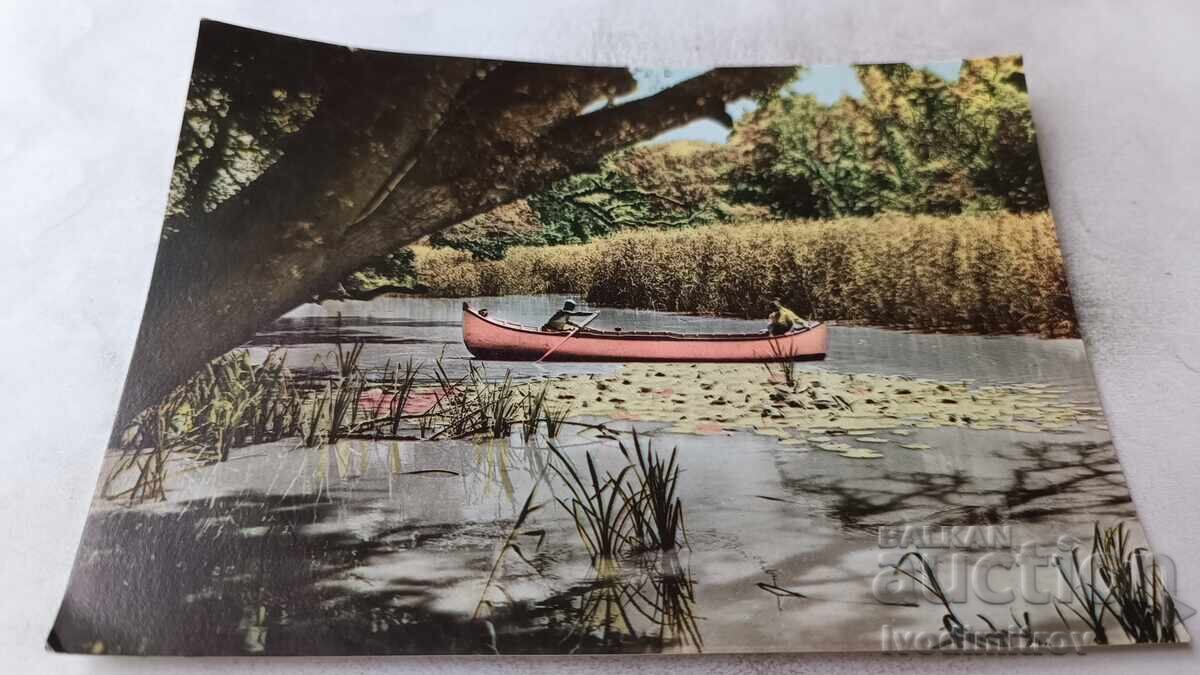 Καρτ ποστάλ Βάρνα Θέα από τον ποταμό Καμτσία 1963