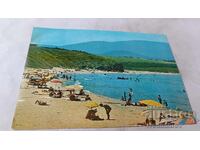 Carte poștală Plaja Ahtopol 1984
