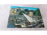 Пощенска картичка Несебър Рибарският кей 1975