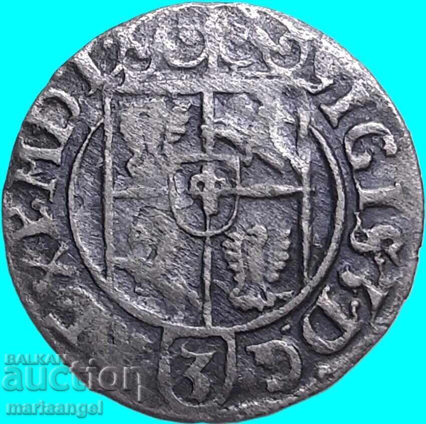 Полша 1624 3 Полкера 1/24 Талер Полторак Сигизмунд III сребр - 6
