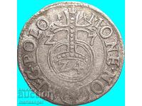 Polonia 1627 3 Polker 1/24 Taler Poltorak Sigismund III argint