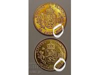 20 BGN 1912 replica with a curiosity, error, defect