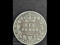 Монета от 1904 година, от периода на крал Едуард VII !!!