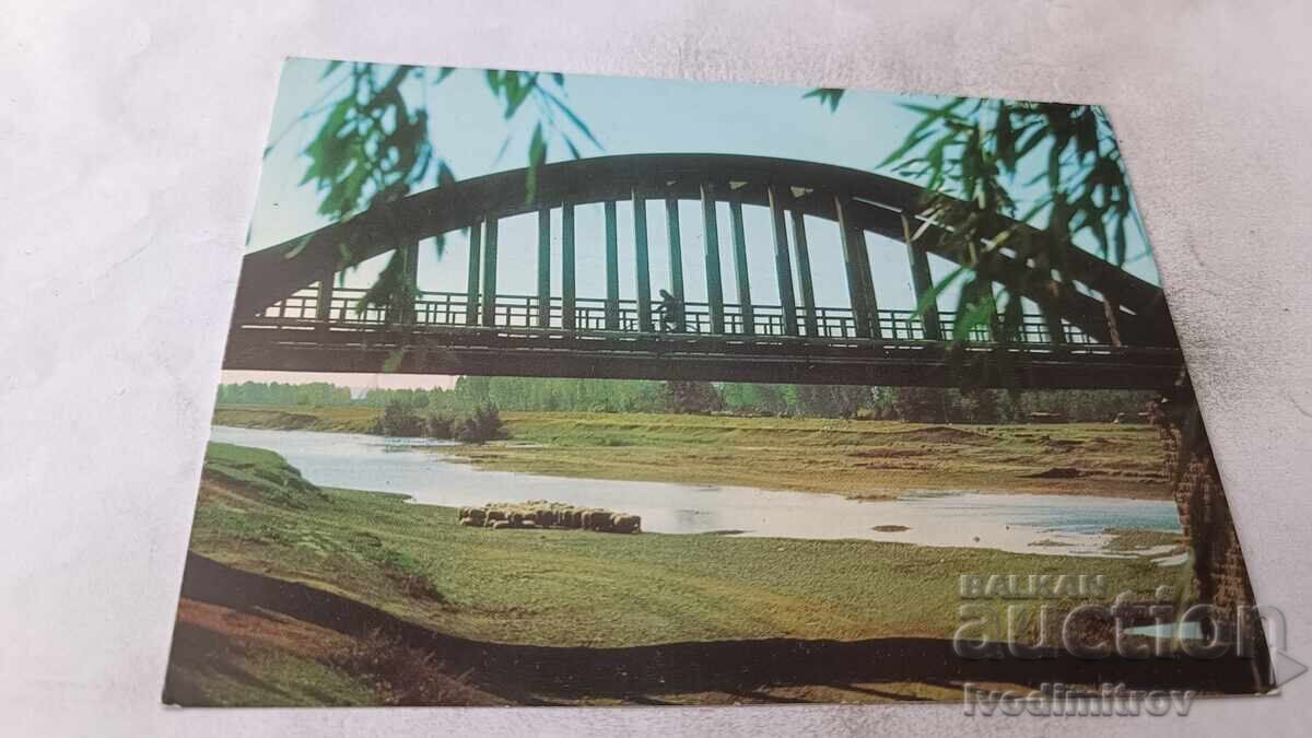 Carte poștală Mizia Râul Ogosta 1976