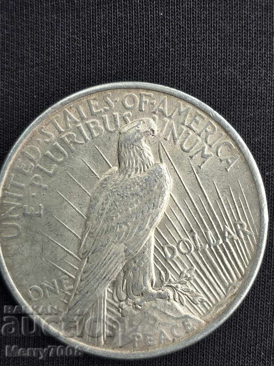Dolar de argint Peace din 1922, compus din 90% argint cu preț € 99.00 | 193.63 BGN