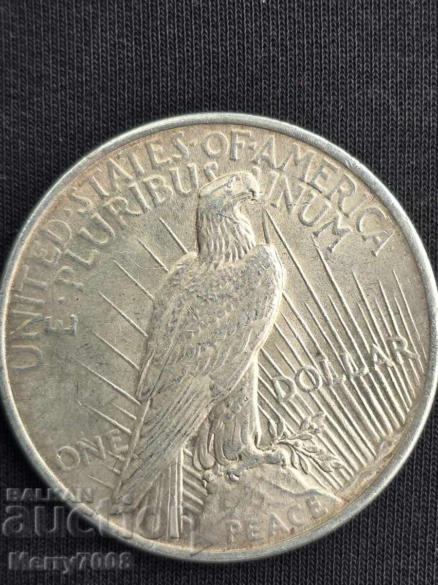 Livrarea Dolar de argint Peace din 1922, compus din 90% argint