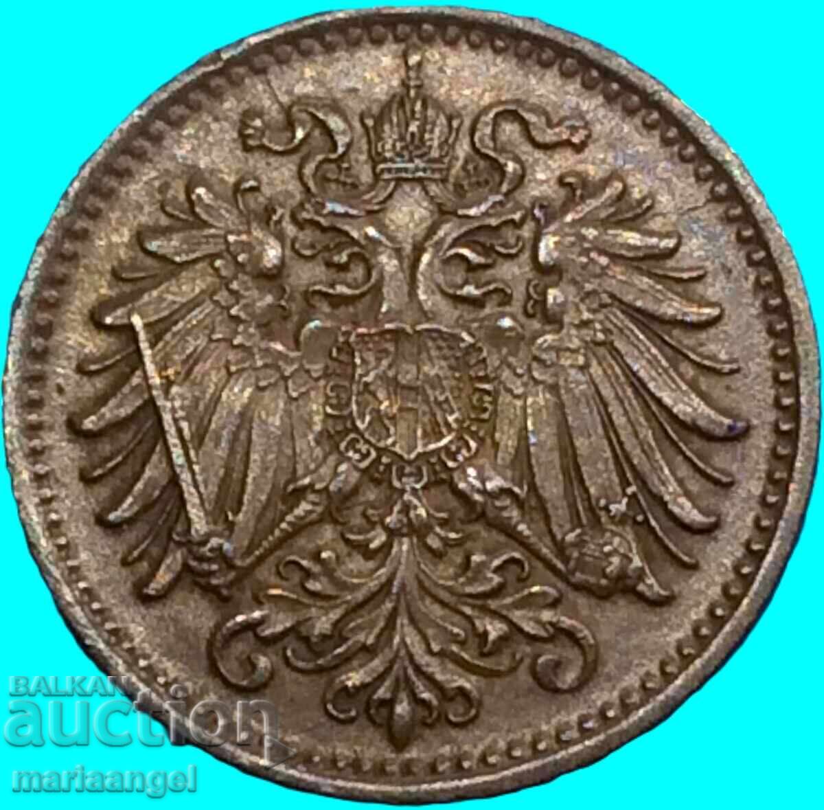 Austria 1 Heller 1894 - 5