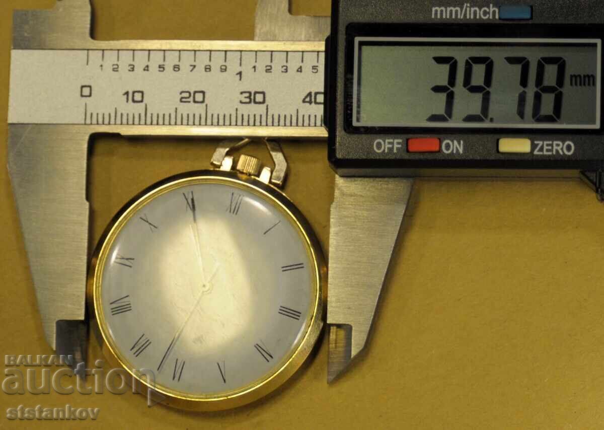 "ANKER" ~17J cal. Intex German pocket watch circa 1961 - 7