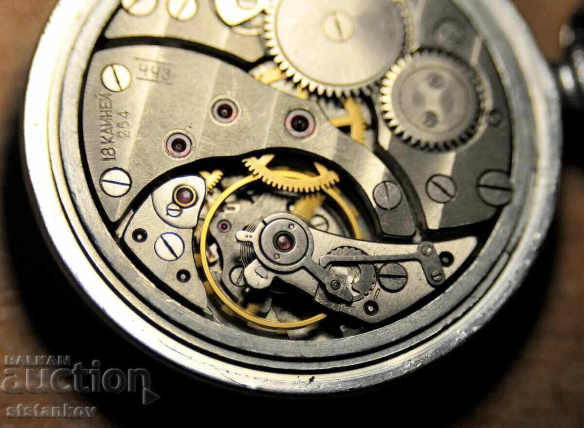 Παράδοση "Cristal" από την Molnija ~18J cal.3602 Ρωσικό Ρολόι Τσέπης