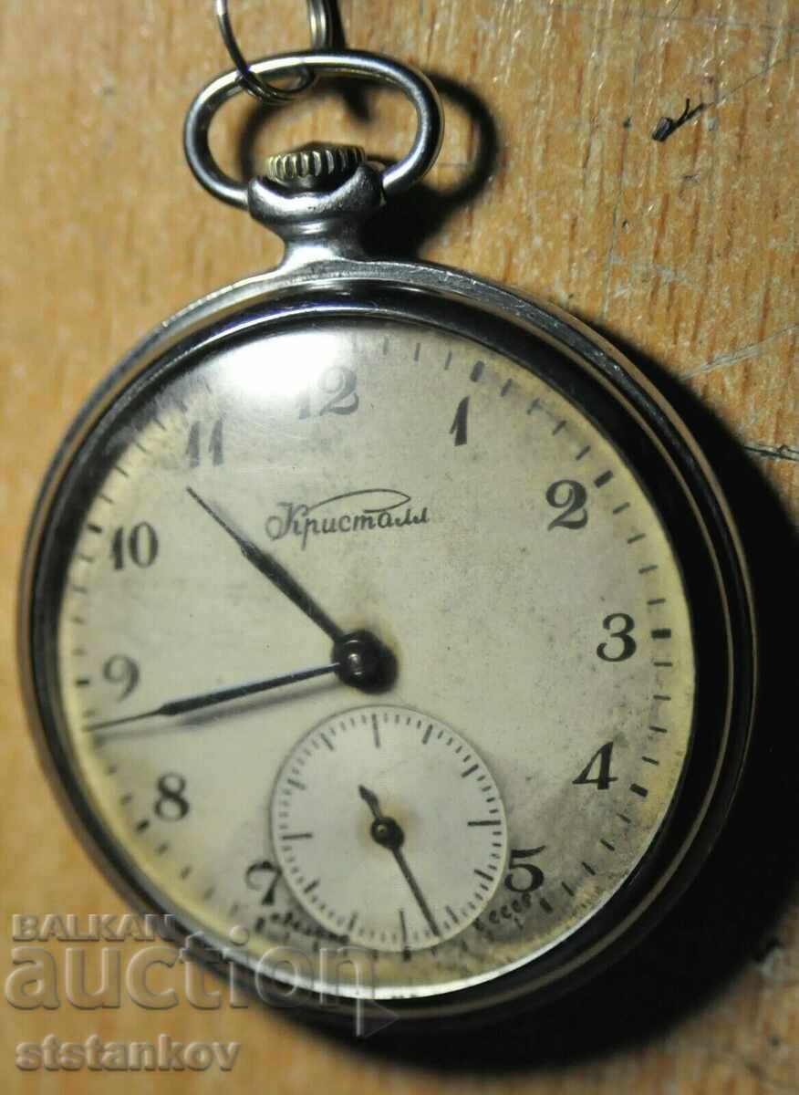 "Cristal" από την Molnija ~18J cal.3602 Ρωσικό Ρολόι Τσέπης