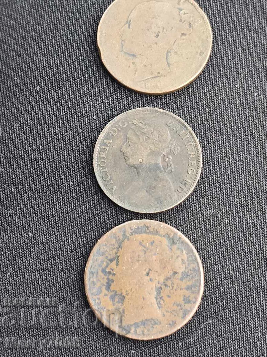 3 τεμ. / Βρετανικά συλλεκτικά νομίσματα !!! με τιμή € 5.00 | 9.78 BGN