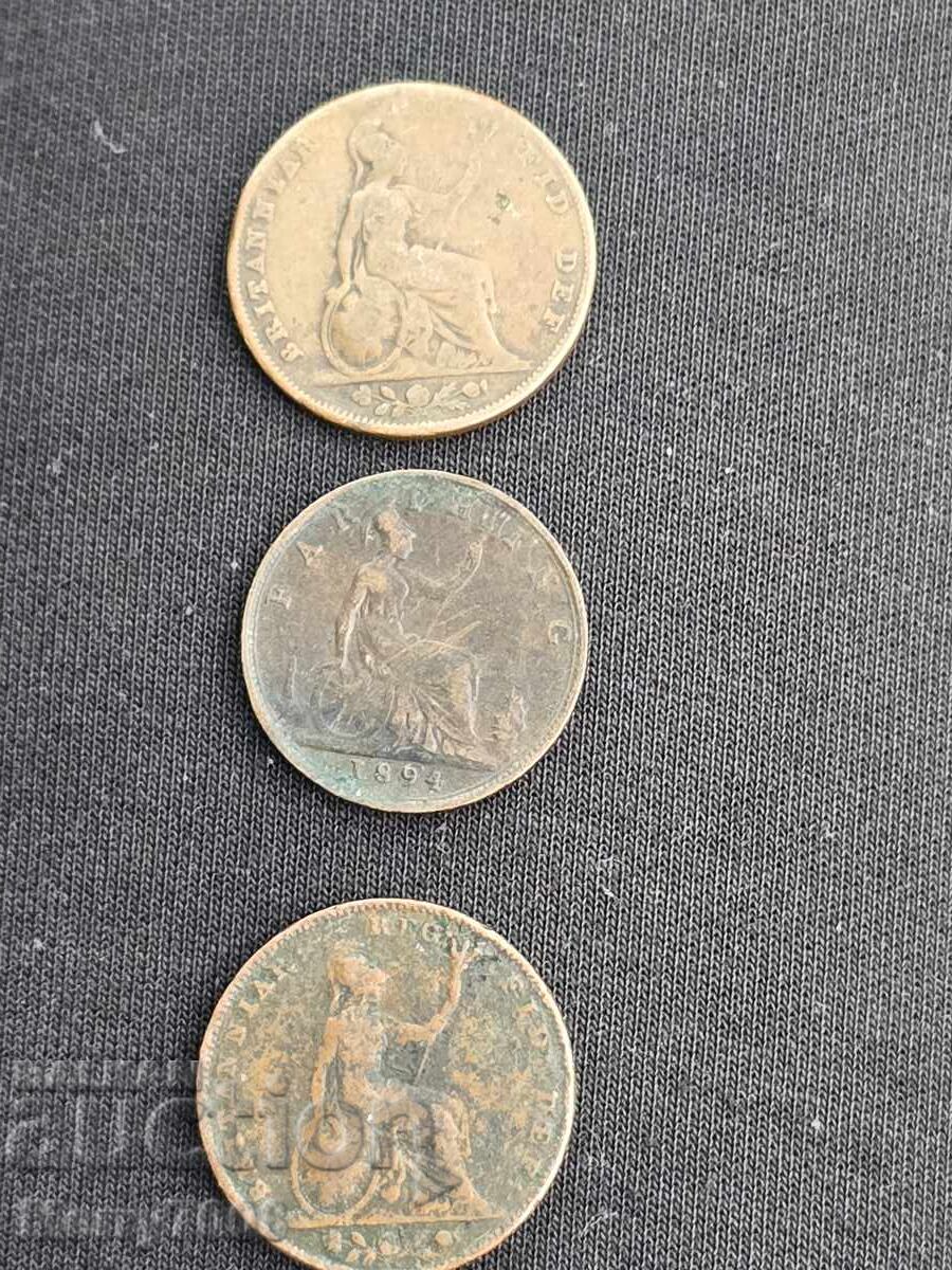 3 τεμ. / Βρετανικά συλλεκτικά νομίσματα !!!