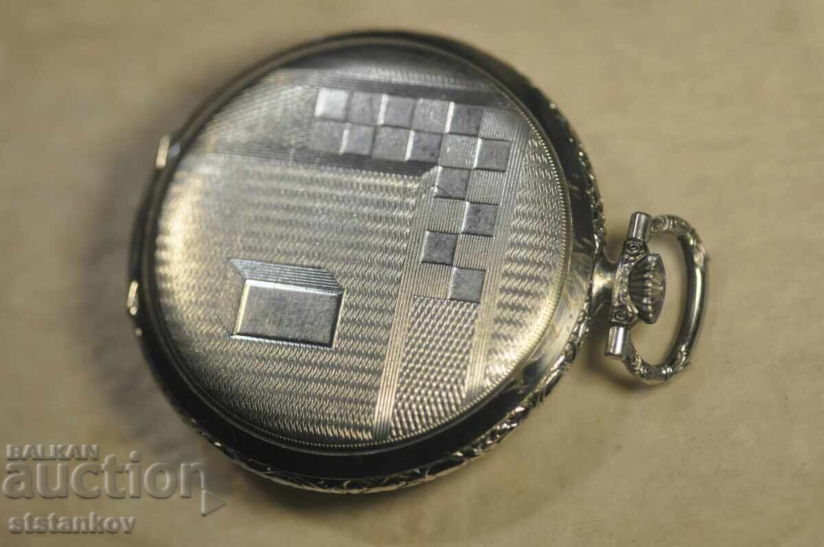 Livrarea ELIME~10J Ceas de buzunar elvețian rar cu cilindru, calibru 1919