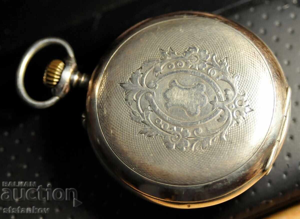 "Peter Betz" ~8J Ceas de buzunar rar din argint masiv 1906 cu preț € 93.00 | 181.89 BGN