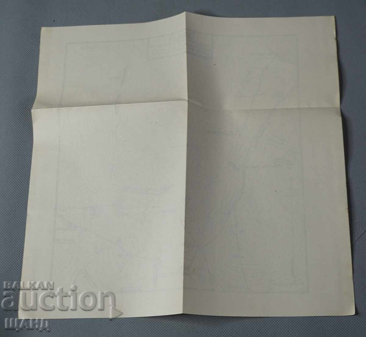 Доставка на Военна карта разположение на 6 та Бдинска дивизия 1913