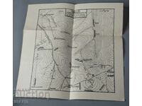 Военна карта разположение на 6 та Бдинска дивизия 1913