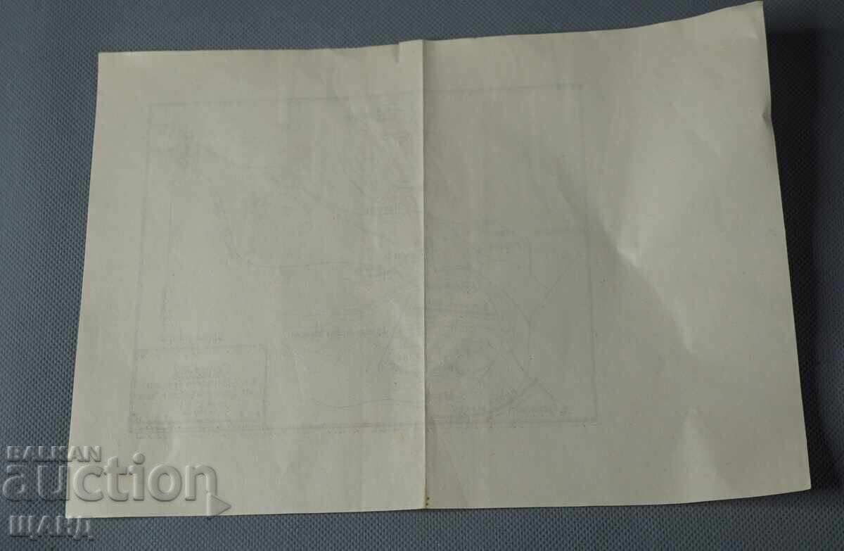 Δημοπρασία Στρατιωτικός χάρτης των επιχειρήσεων της 1ης/6ης και 3ης/3ης ταξιαρχίας 1913