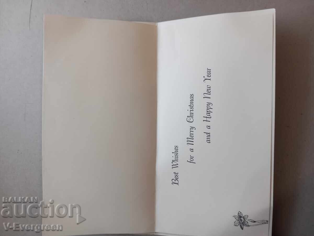 Licitație Veche felicitare de Crăciun japoneză 3D