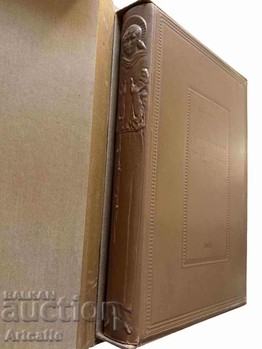 Асен Пейков-Св.Франциск бронзова скулптура барелеф 1968г. - 6