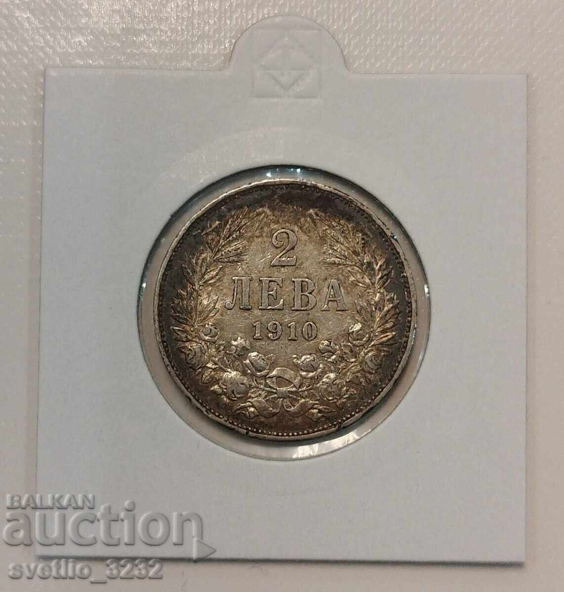 2 лева 1910