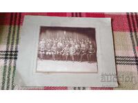 Photo Men young men and young women Cardboard