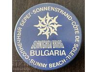 43356 Bulgaria Balkantourist sign Sunny Beach resort