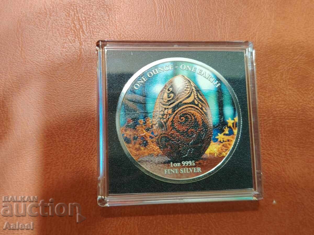 Argint 1 oz Fiji 2022 Ou de Paște