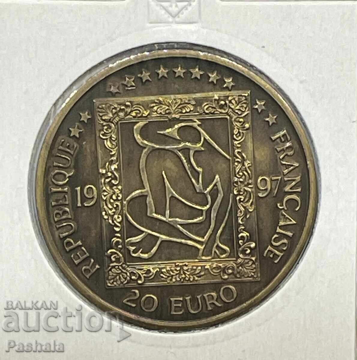 Franța 20 euro 1997