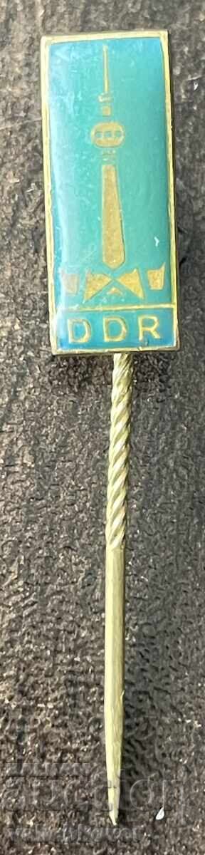 43362 RDG Germania de Est insignă turn radio televiziune Berlin