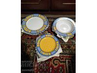 Farfurii din porțelan 9 bucăți. Cehia