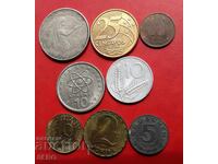 Mixed lot of 8 coins