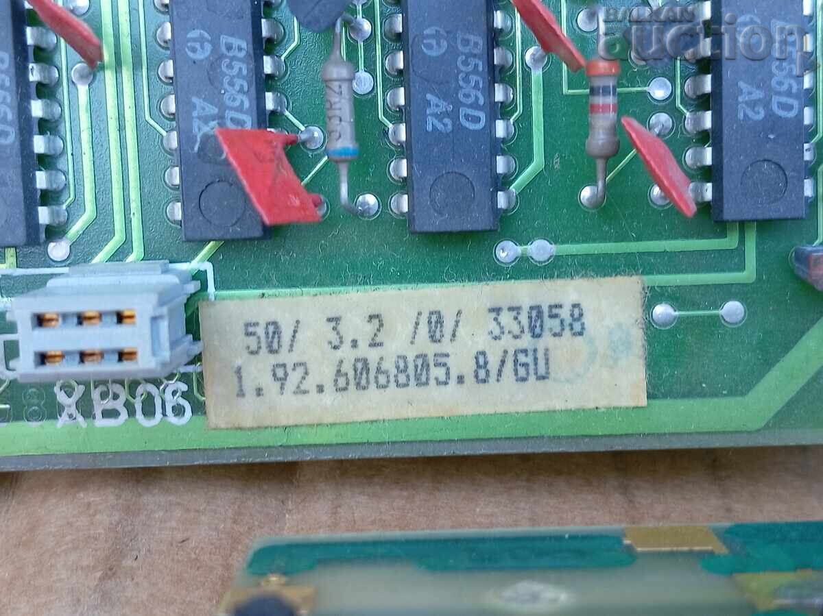 Placă electronică veche comutator industrial RFT RDG anii '70 '80 CPU - 6