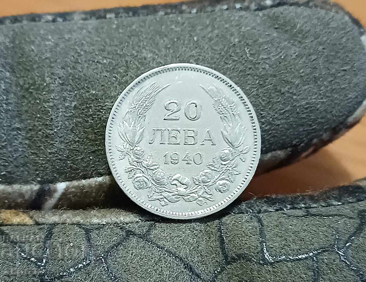 20 BGN 1940-relief