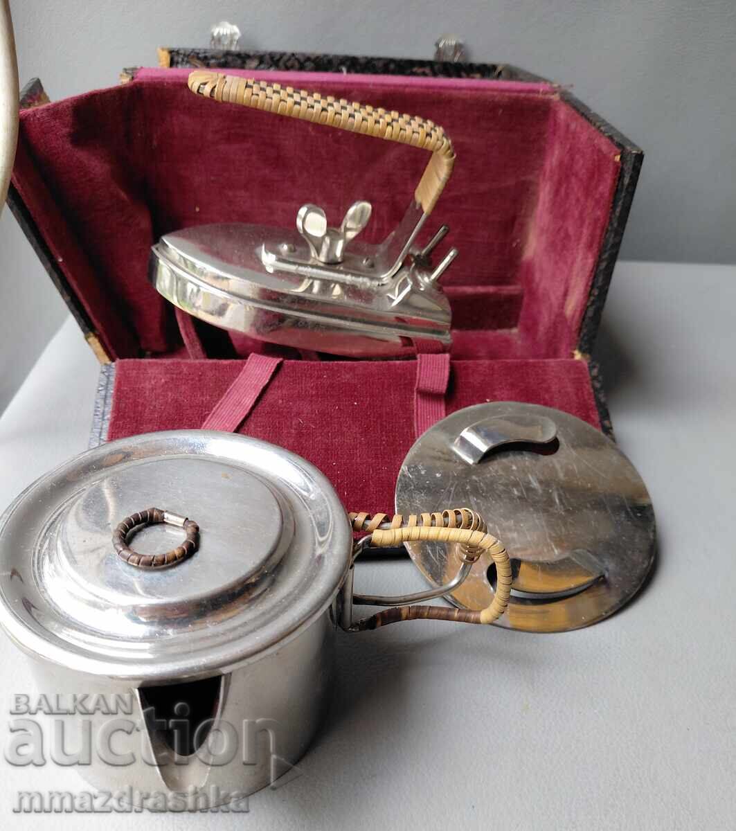 Auction  Antique travel set