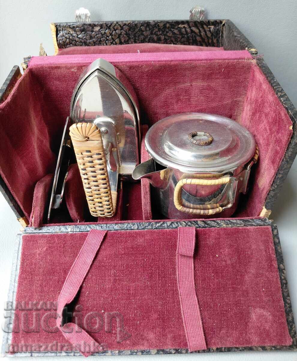 Antique travel set