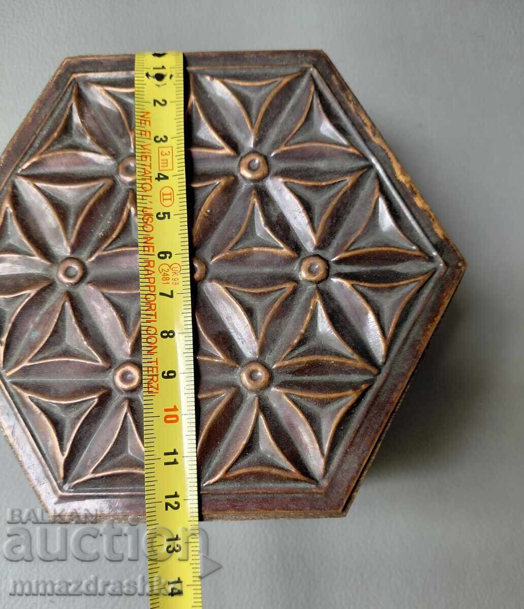 Copper jewelry box - 5