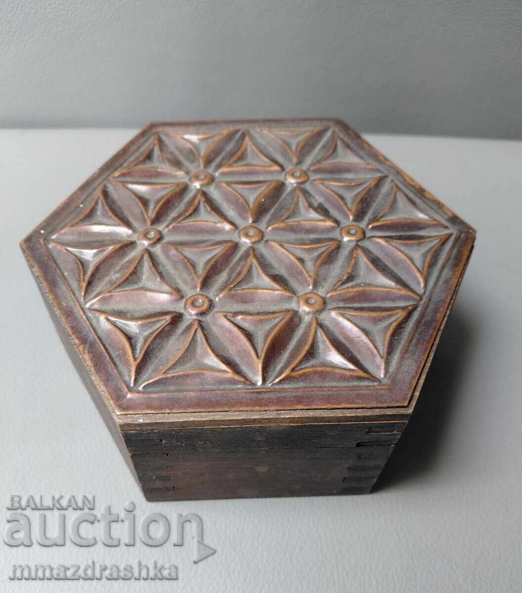 Copper jewelry box