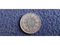 Ελβετία 10 ραπέν 1990