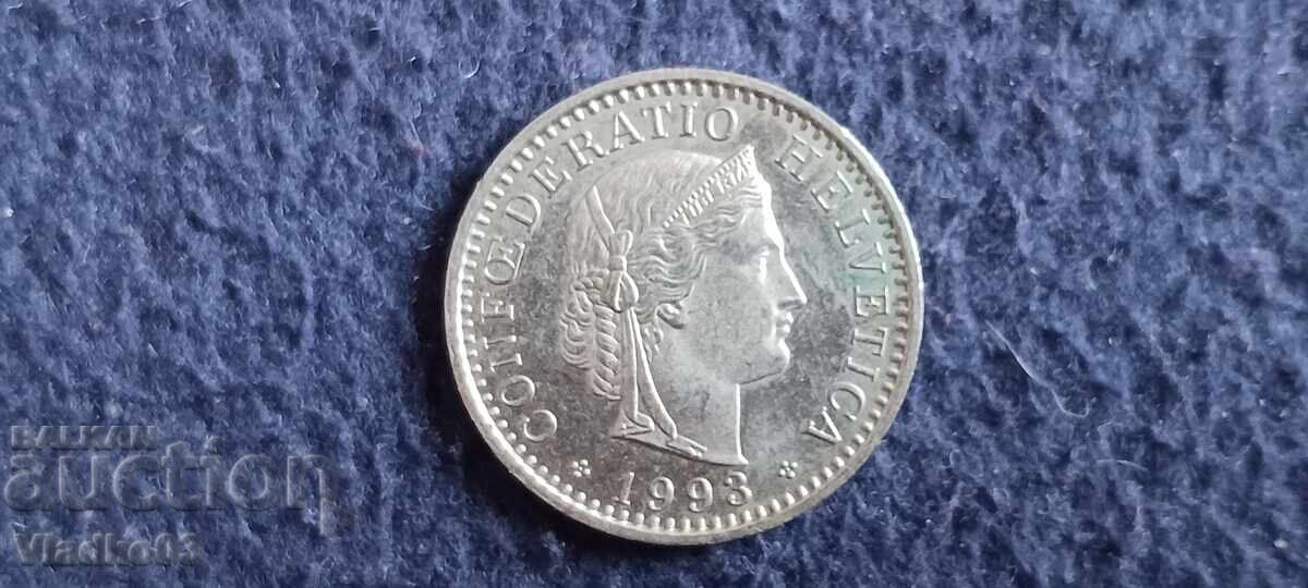 Ελβετία 20 ραπέν 1993 με τιμή € 0.34 | 0.66 BGN