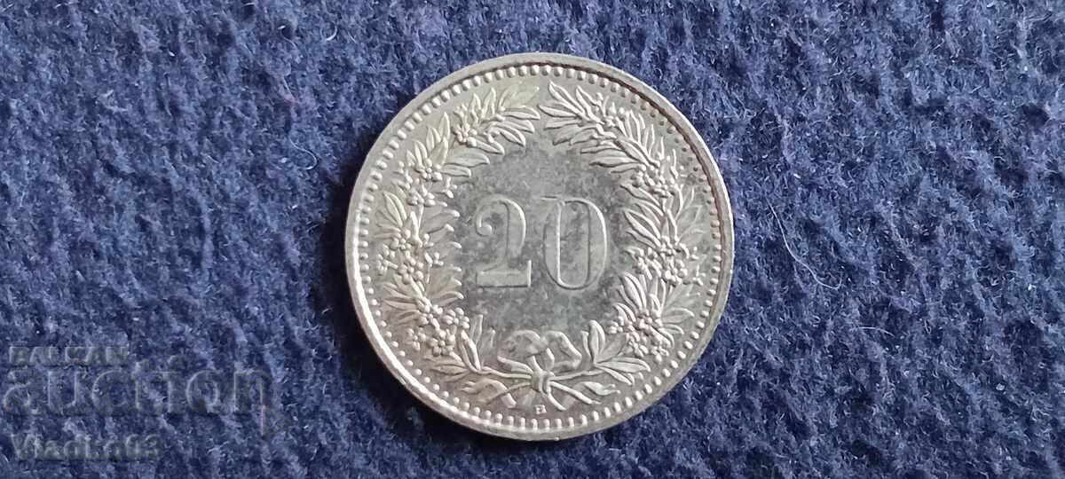 Ελβετία 20 ραπέν 1993