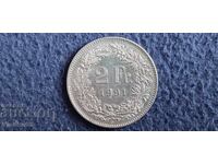 Ελβετία 2 φράγκα 1991